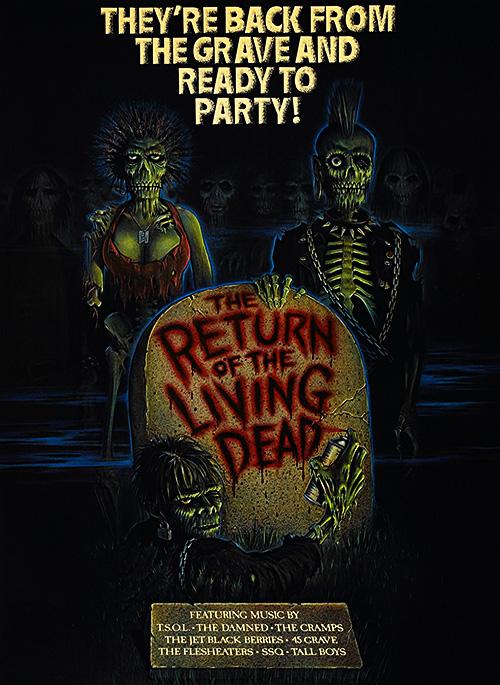 The Return Of The Living Dead (1985) – ZOMBIE HORROR MOVIE REVIEW