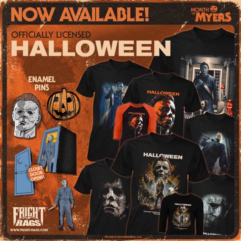 Halloween (2018) official merchandise available now – HORROR MOVIE NEWS