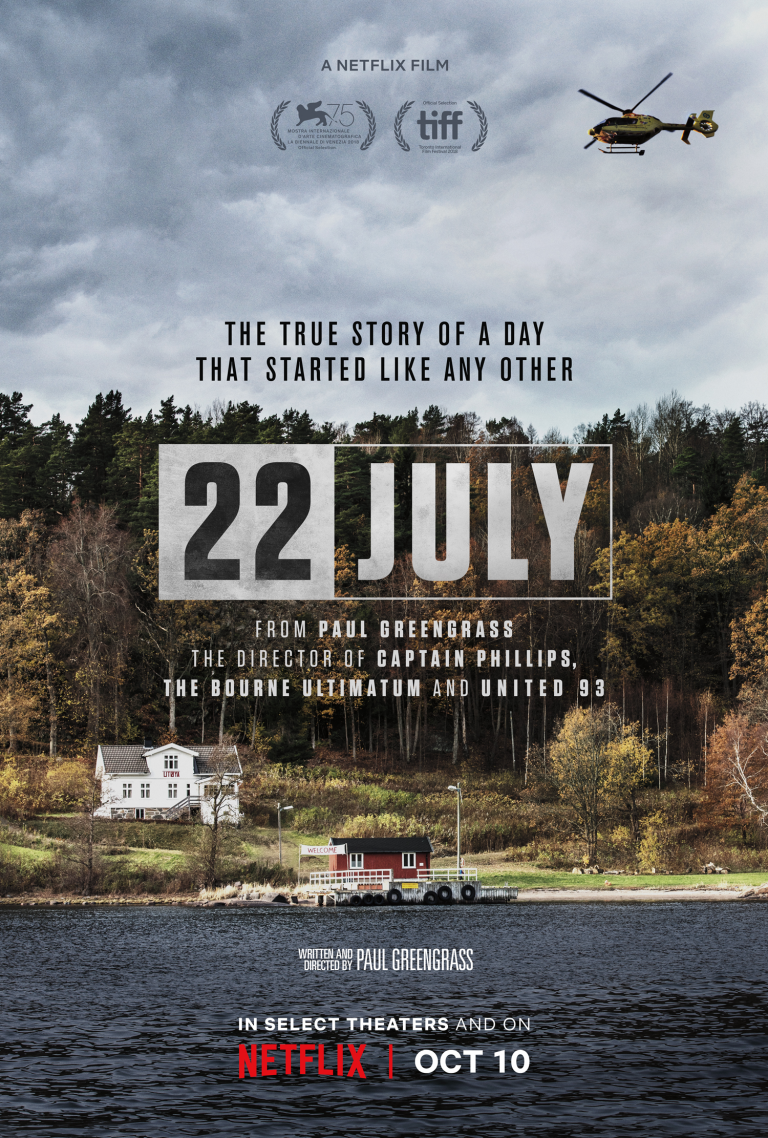 Paul Greengrass’s 22 JULY: WATCH-The Powerful New Featurette – MOVIE NEWS