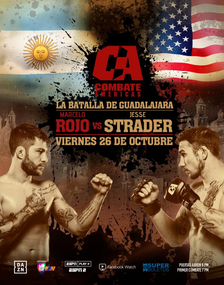 MARCELO “PITBULL” ROJO VS. JESSE STRADER: COMBATE AMERICAS Breaking MMA NEWS
