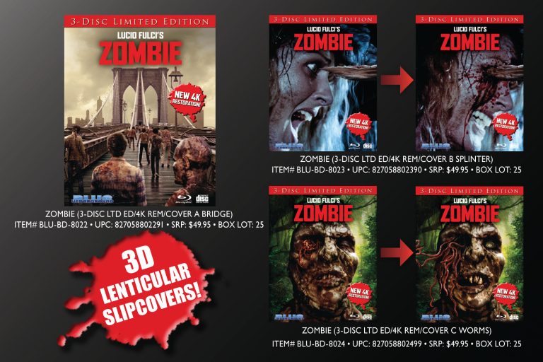 ZOMBIE 40th Anniversary Limited Edition, New 4K Restoration – HORROR MOVIE NEWS