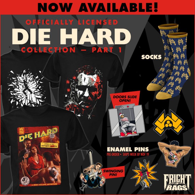 PET SEMATARY, NIGHT OF THE LIVING DEAD, & DIE HARD Apparel Unearthed by Fright-Rags – Breaking News