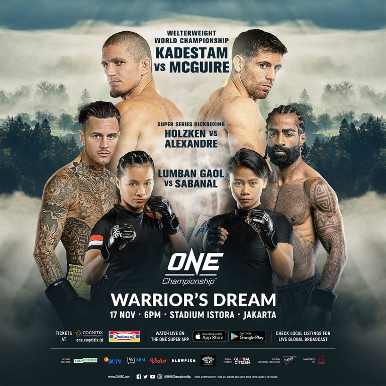 ONE: WARRIOR’S DREAM – 5 Reasons To Watch The Event From Jakarta – Breaking MMA News