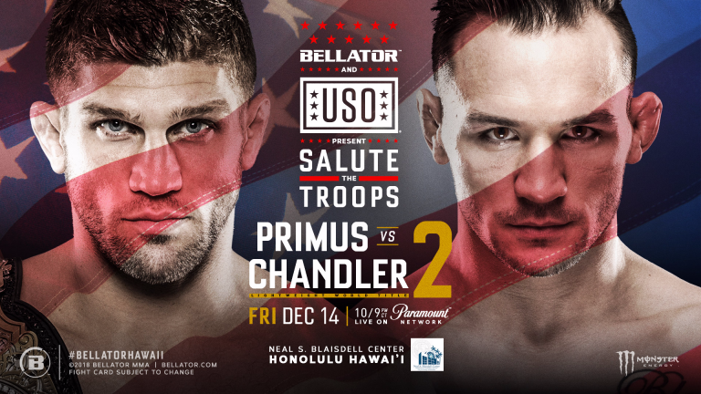 American Forces Network to Simulcast Bellator and USO Present: Salute the Troops on Friday, Dec. 14 – MMA NEWS