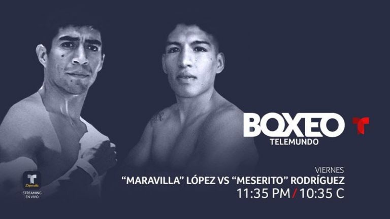 Ganigan “La Maravilla” Lopez faces Ricardo “Meserito” Rodriguez in a 10-round battle  – BOXEO TELEMUNDO FORD – Breaking Boxing News