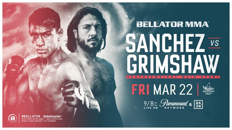 Emmanuel Sanchez Headlines Bellator’s Return to WinStar World Casino and Resort on March 22 Against Ashleigh Grimshaw – Breaking MMA News