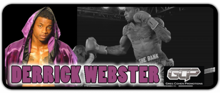 Derrick Webster: Rising Super Middleweight Signs with Greg Cohen Promotions – BREAKING BOXING NEWS