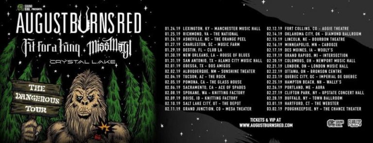 Fit For A King To Support August Burns Red on The Dangerous Tour – Breaking Music News
