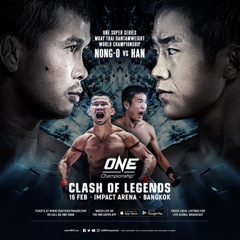 COMPLETE CARD ANNOUNCED FOR ONE: CLASH OF LEGENDS IN BANGKOK, THAILAND – Breaking MMA News