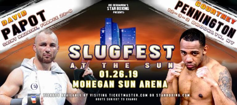 PAPOT, PENNINGTON & AUSTION ADDED TO SELDIN-MATE UNDERCARD AT MOHEGAN SUN – Breaking Boxing News