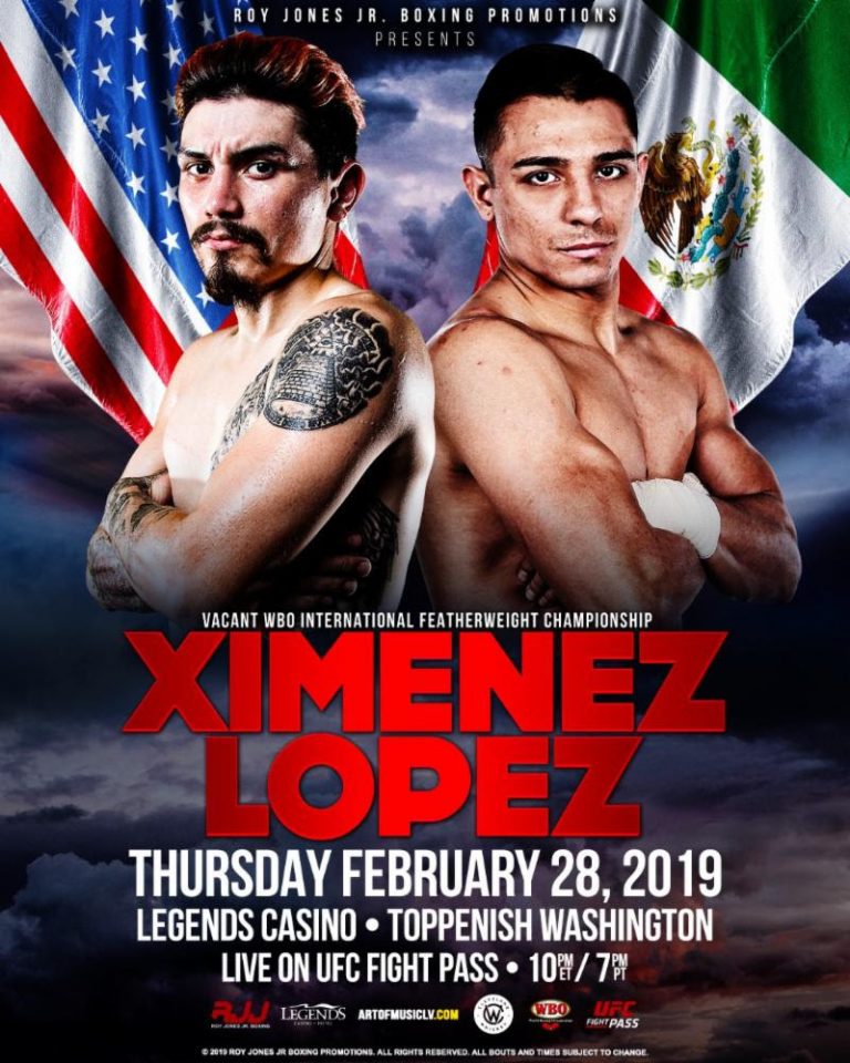 Ray Ximenez, Jr. vs. Luis Alberto Lopez Headlines in vacant WBO International featherweight title fight – Boxing News