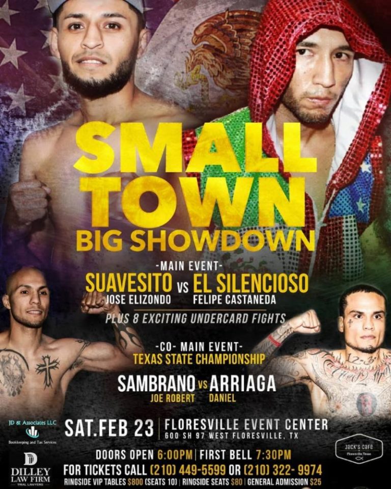 Small Town Big Showdown Boxing Event to Stream Live on KSAT.com – Boxing News