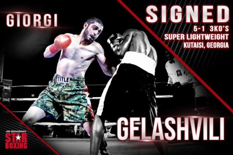 GIORGI GELASHVILI Signs with Star Boxing – Breaking Boxing News