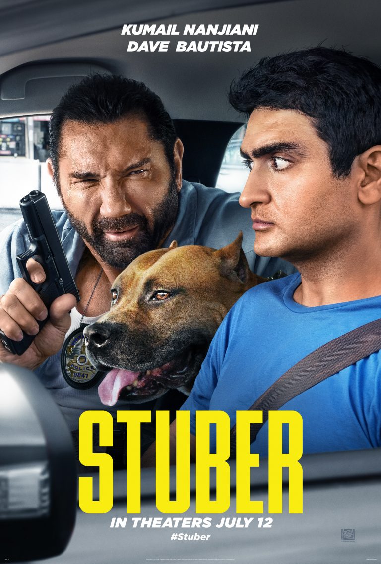 Stuber: WWE’s Dave Bautista, Kumail Nanjiani Action/Comedy Releasing July 12th – Movie News