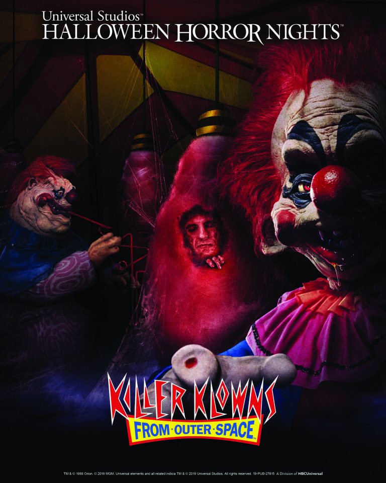 MGM’S KILLER KLOWNS FROM OUTER SPACE Lands in All-New Mazes at Universal Studios’ “HALLOWEEN HORROR NIGHTS” – Horror News