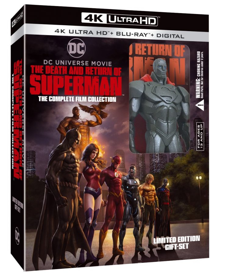 The Death and Return of Superman Complete Film Collection – Limited Edition, Numbered Gift Set Coming October 1, 2019  ON ULTRA HD™ BLU-RAY