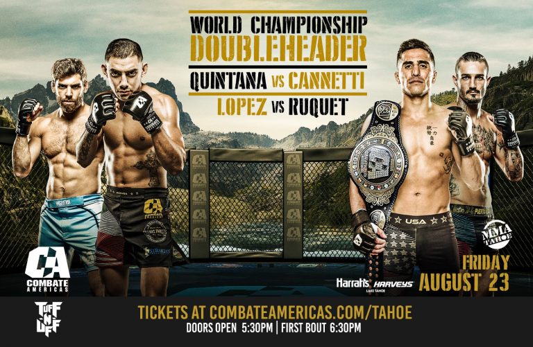 Combate Americas announces seven new MMA fights for Lake Tahoe event on August 23 – MMA News