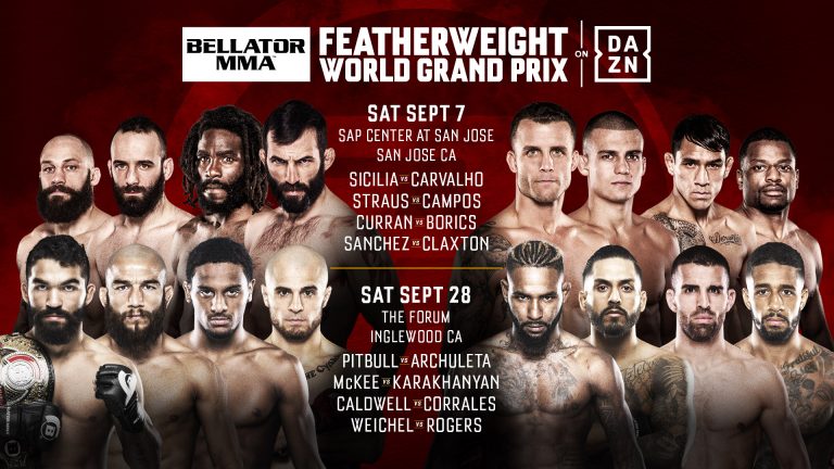 First Round Matchups Official For Bellator Featherweight World Grand Prix – Exclusively on DAZN – MMA News