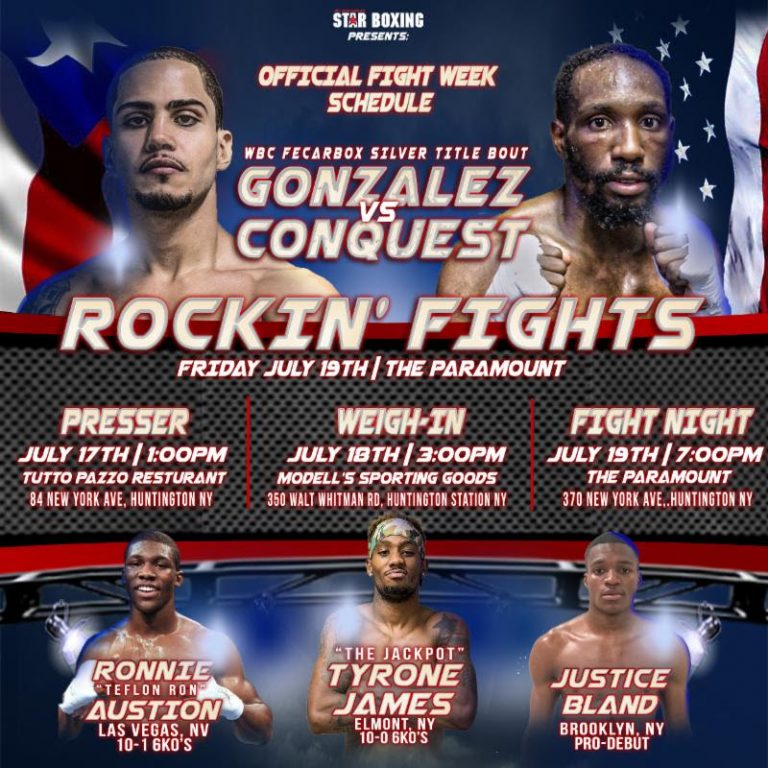 TYRONE JAMES SET TO CO-FEATURE FRIDAY NIGHTS ROCKIN’ FIGHTS – Boxing News