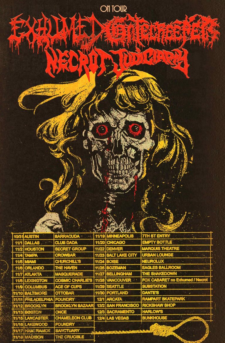 GATECREEPER & EXHUMED Announce Co-Headlining US Fall Tour – Music News