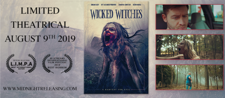 Wicked Witches: Releasing from Midnight Releasing on August 9th – Horror Movie News