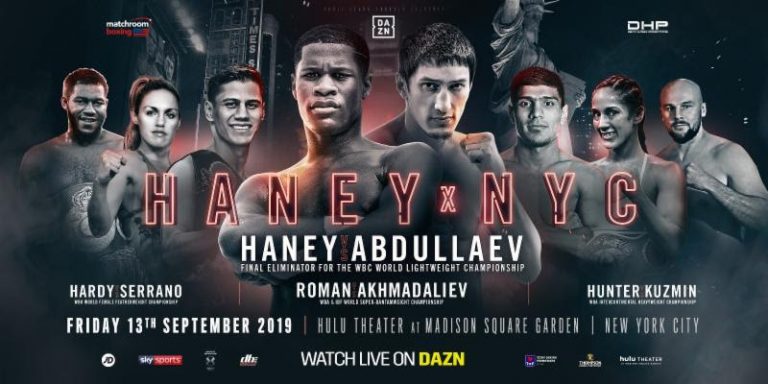 TICKETS ON SALE NOW FOR Devin Haney VS. Zaur Abdellaev – Boxing News