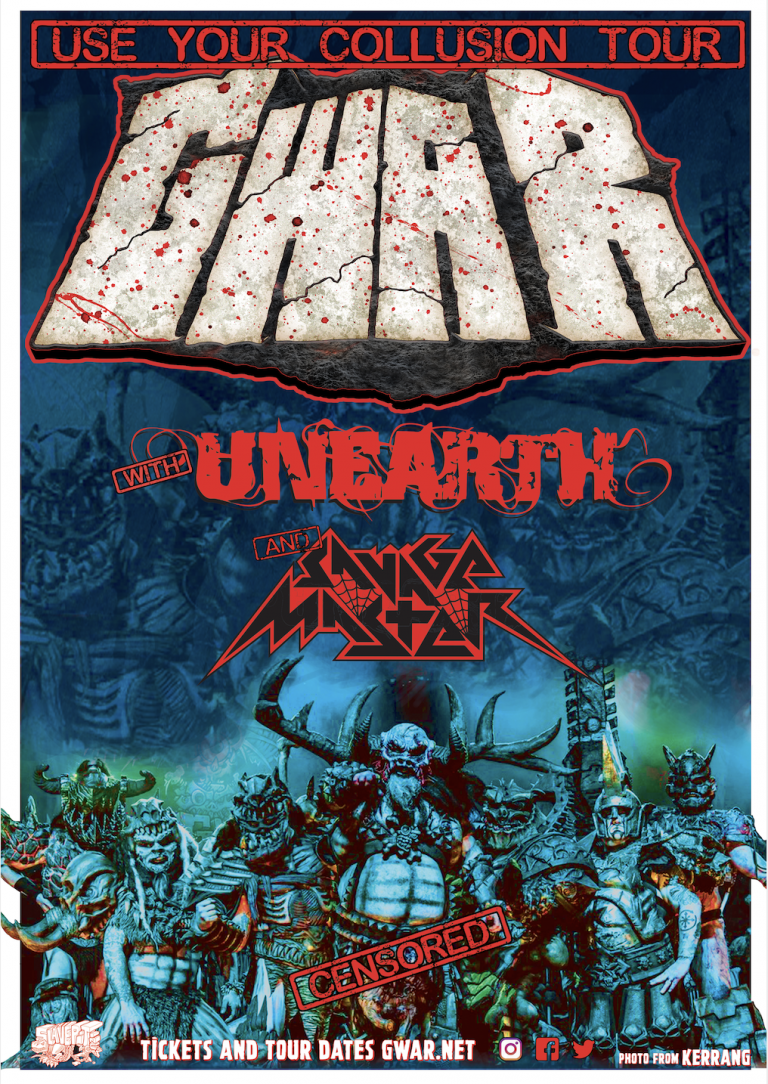 GWAR Announces “Use Your Collusion” Holiday Tour Dates! – Music News