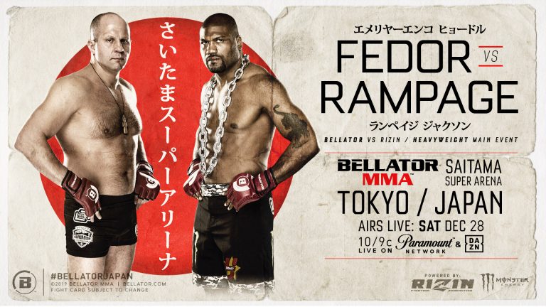 Bellator Japan: Fedor vs. Rampage Airs Live This Saturday on Paramount Network and DAZN at 10 P.M. ET/9 P.M. CT – MMA News