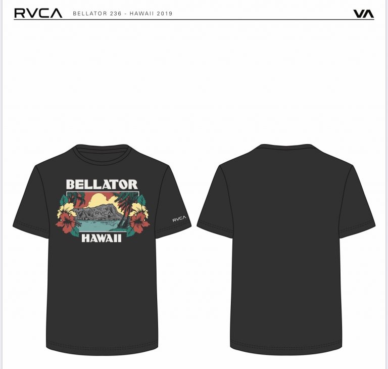 Bellator & RVCA Team Up For Second Year on Special Edition Bellator Hawaii T-Shirt – MMA News