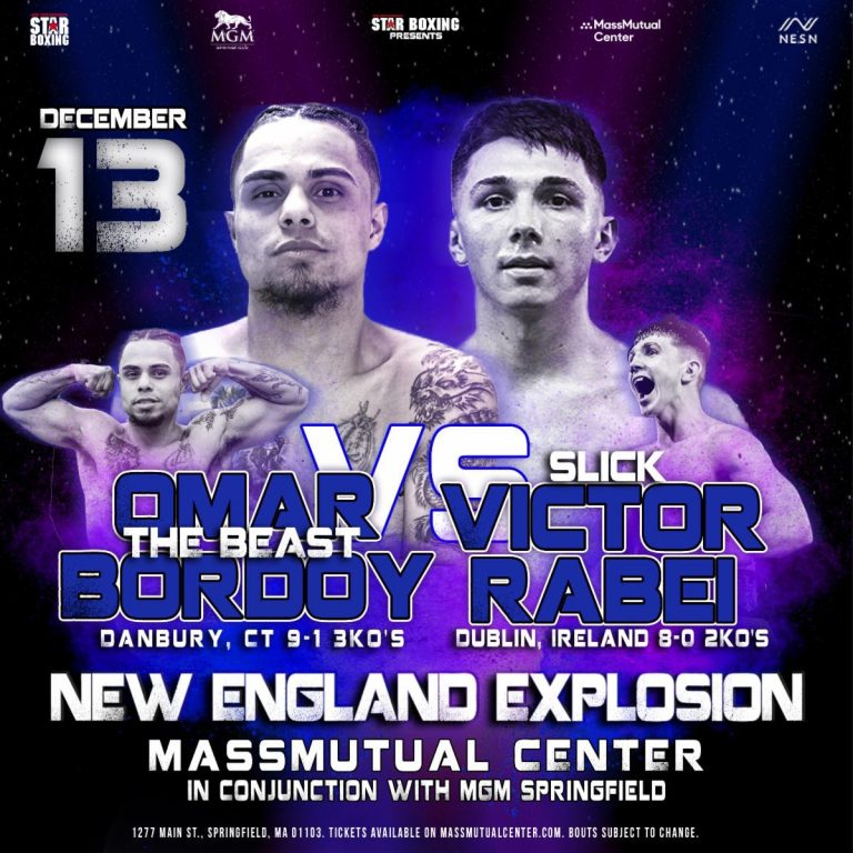 SPRINGFIELD FAN FAVORITES READY TO SHINE FRIDAY (12/13) AT “NEW ENGLAND EXPLOSION” – Boxing News