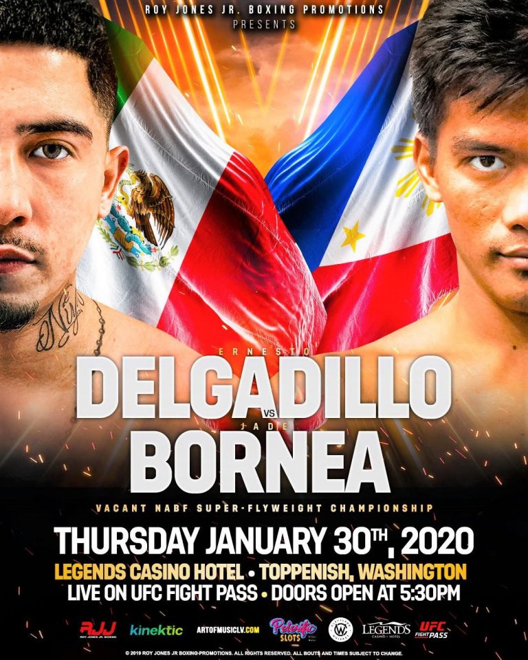 Unbeaten prospects Ernesto Delgadillo & Jade Bornea to battle for vacant NABF Super Flyweight title – Boxing News