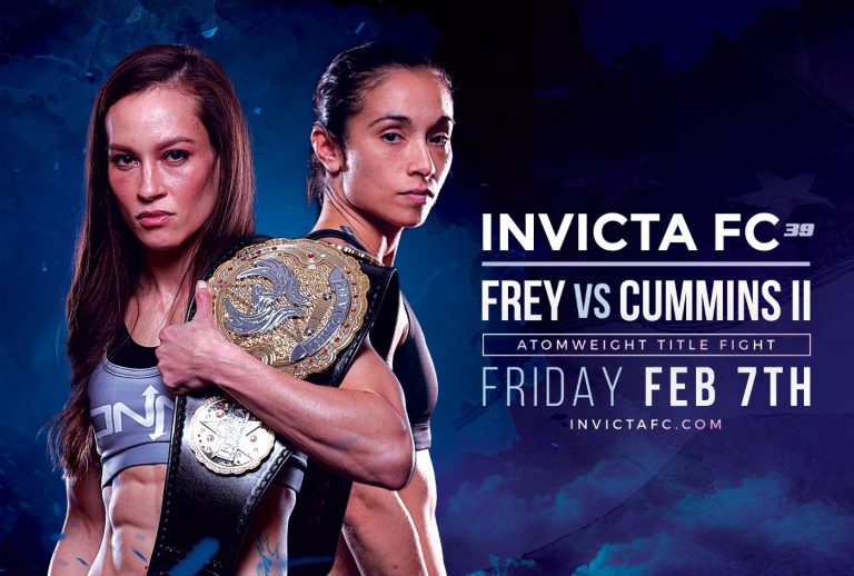 JINH YU FREY VS. ASHLEY CUMMINS ATOMWEIGHT TITLE FIGHT HEADLINES INVICTA FC 39 ON FEB. 7 – MMA News