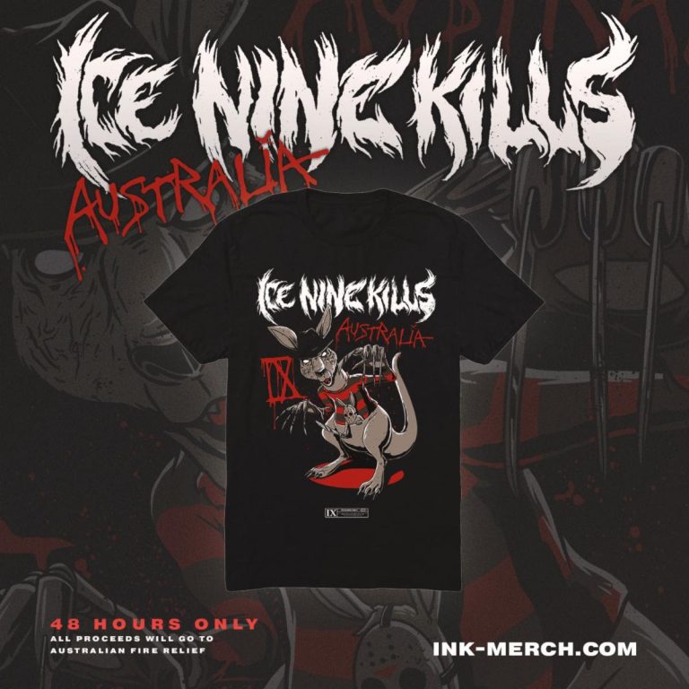 ICE NINE KILLS Raise Funds For Australia Wildfire Relief with Ltd-Edition T-Shirt Sale – Music News