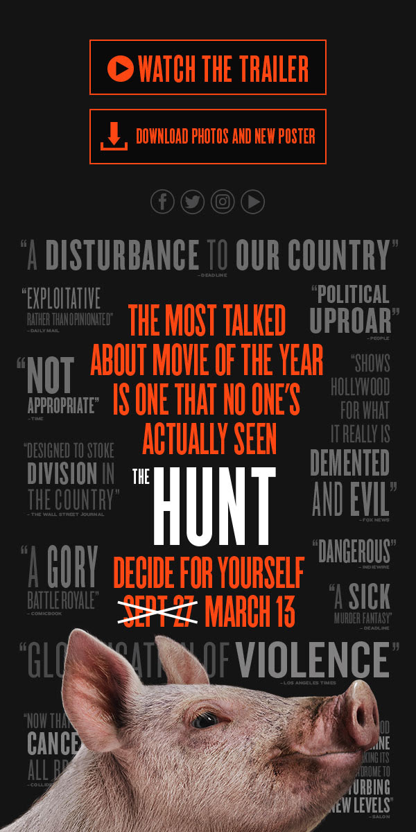 THE HUNT | Watch the Trailer – in theaters Friday the 13th of March: Movie News
