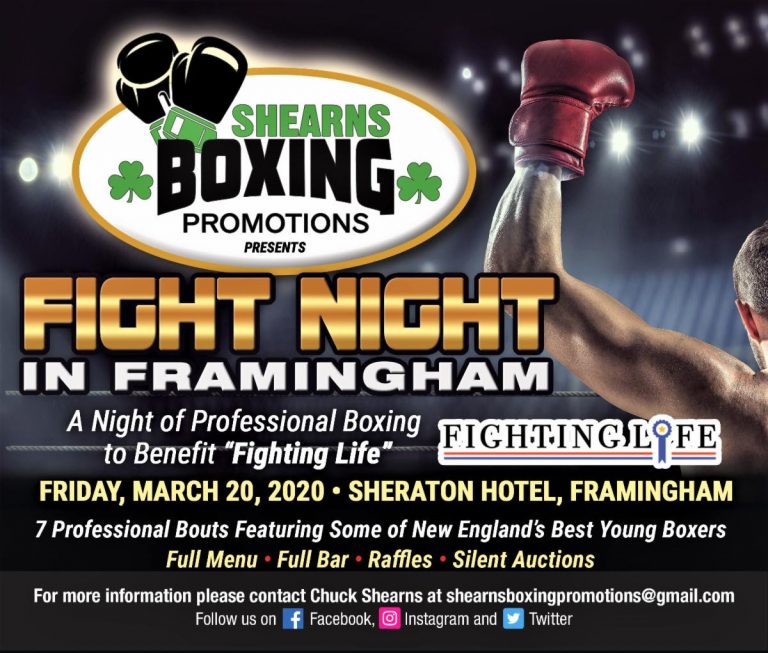 Shearns Boxing Promotions to promote 1st pro boxing show ever in Framingham, Mass. – Boxing News