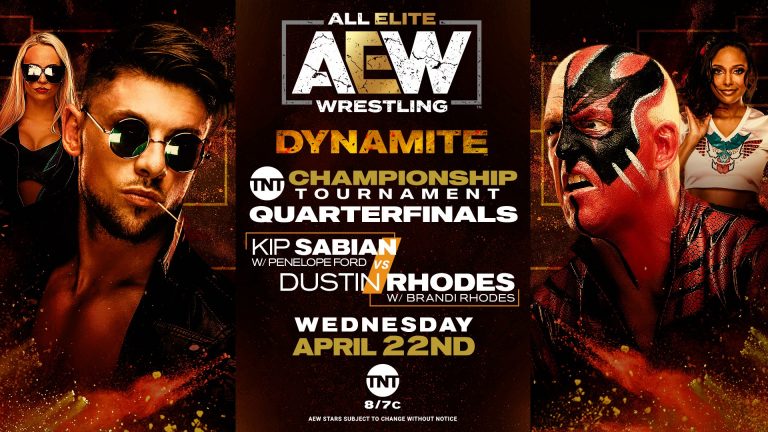 Dustin Rhodes VS Kip Sabian TNT Championship: RETIREMENT MATCH – AEW DYNAMITE (4/22) PREVIEW- Pro Wrestling News