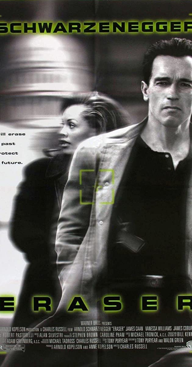 Eraser (1996) – Arnold Schwarzenegger, Vanessa Williams ACTION MOVIE REVIEW
