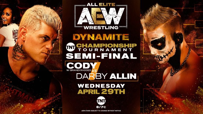 Cody Rhodes VS Darby Allin; TNT Championship Tournament – AEW Preview (4/29) – Pro Wrestling News