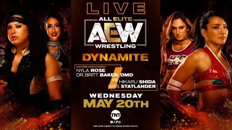 Kris Statlander & Hikaru Shida VS Nyla Rose & Dr. Britt Baker: AEW Dynamite (5/20) RESULTS & REVIEW – Pro Wrestling News