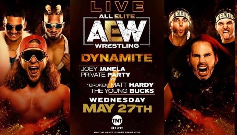 Revival INVADE AEW, Broken Matt Hardy & Young Bucks VS Joey Janela & Private Party: AEW Dynamite (5/27) – Live Results & Review – Pro Wrestling News