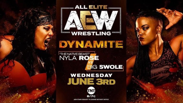 Big Swole VS Nyla Rose, Dr. Britt Baker Update & More: AEW Dynamite (6/3) LIVE RESULTS – Pro Wrestling News