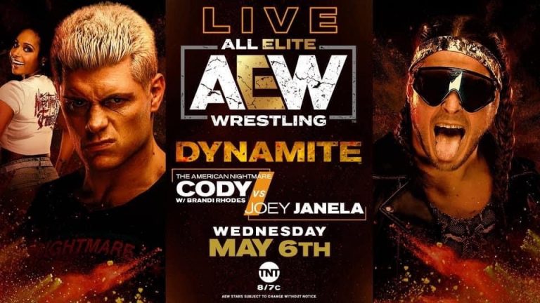 Cody Rhodes VS Joey Janela – AEW DYNAMITE Live Results (5/6) – Pro Wrestling News