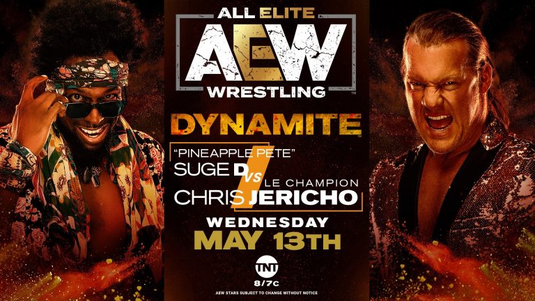 Chris Jericho VS “Pineapple Pete” Suge D, Vanguard One DESTROYED & MORE – AEW Dynamite LIVE RESULTS & REVIEW (5/13) – Pro Wrestling News