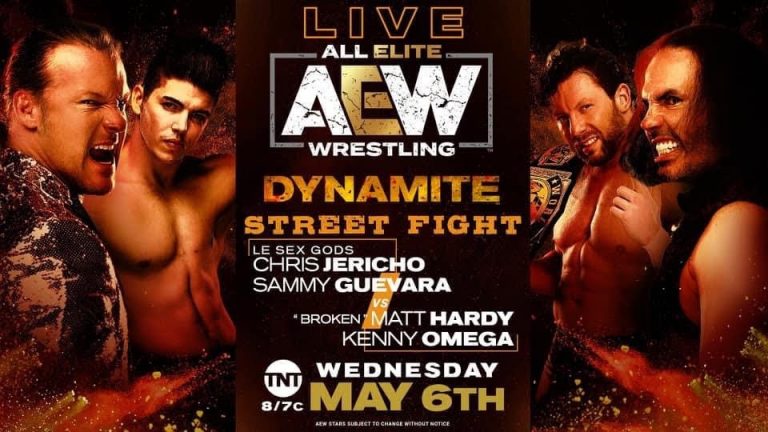 Broken Matt Hardy & Kenny Omega VS Chris Jericho & Sammy Guevara – NO HOLDS BARRED – AEW DYNAMITE Live Results (5/6) – Pro Wrestling News