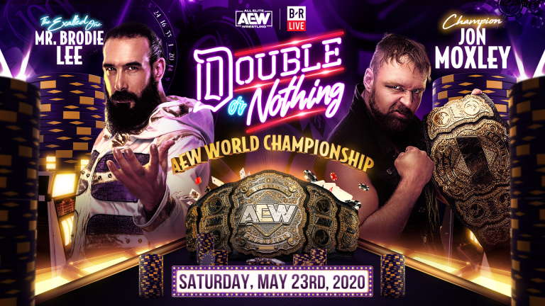 Jon Moxley VS Brodie Lee (With Dark Order) – AEW Heavyweight Title Match – AEW DOUBLE OR NOTHING RESULTS & REVIEW – Pro Wrestling News