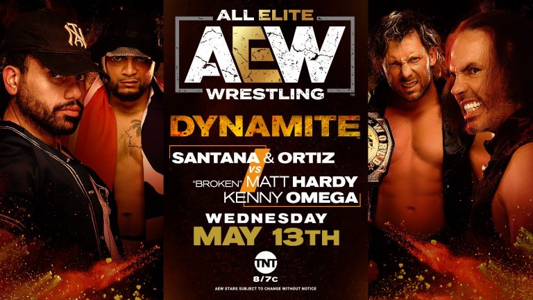 Broken Matt Hardy & Kenny Omega VS Santana & Ortiz – AEW Dynamite (5/13) Preview – Pro Wrestling News