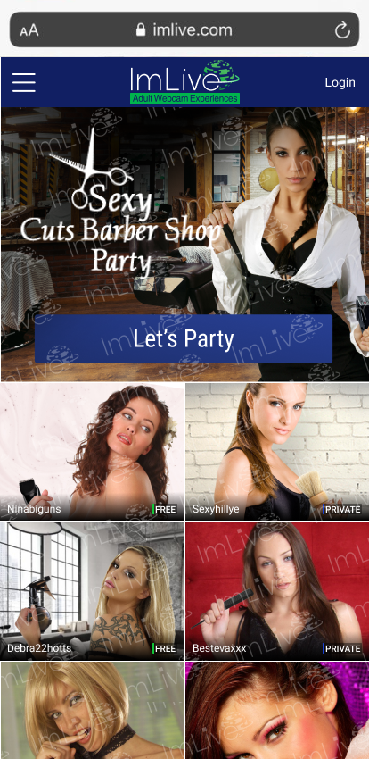 Adult Camming Leader ImLive Creates a Virtual Barber Shop with Adult Entertainers to Allow Men to Look their Best while Staying Safe During Quarantine – News