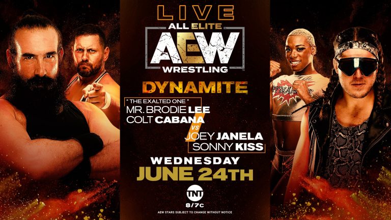 Colt Cabana & Brodie Lee (of the Dark Order) VS Joey Janela & Sonny Kiss – The Return of Lance Archer: AEW Dynamite (6/24) Live Results & Review: Pro Wrestling News