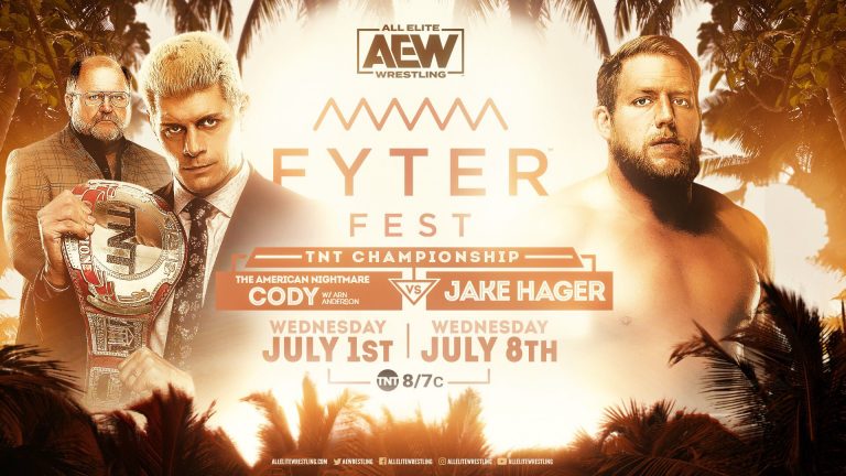 Cody Rhodes VS Jake Hager – TNT Championship: Fyter Fest (July 1st) Preview – Pro Wrestling News