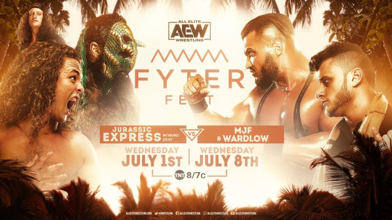 MJF & Wardlow VS Jurassic Express in Tag Team Action: Fyter Fest (July 1st) LIVE RESULTS & REVIEW – Pro Wrestling News